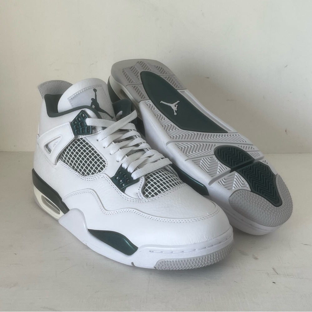 Size 11 - Nike Air Jordan 4 Retro “Oxidized Green” Sneakers B-Grade FQ8138-103